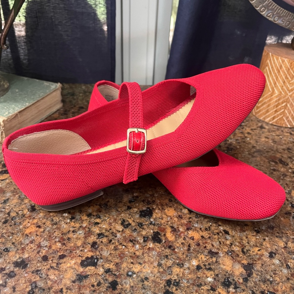 Kelly & Katie Sophi Mary Jane Red Flat